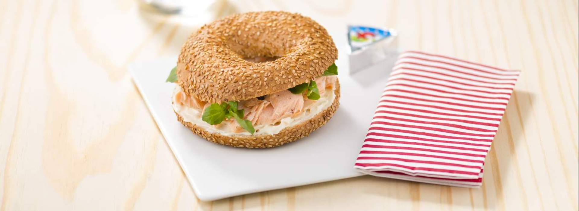 Bagel au saumon frais